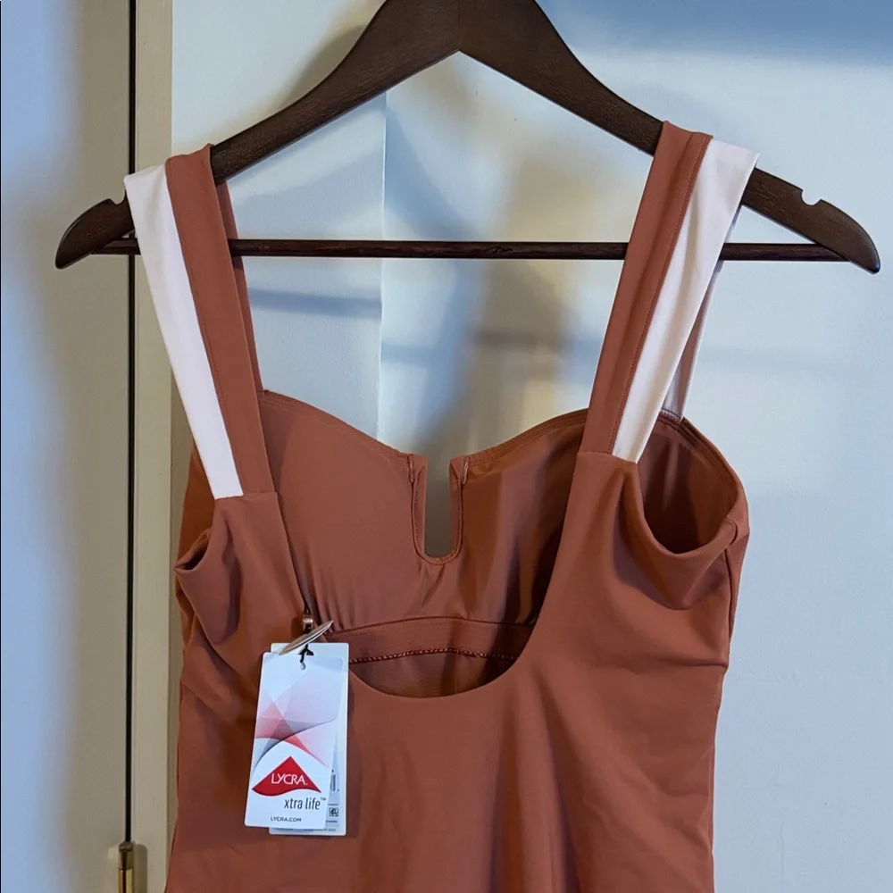 Stylish pink women’s One Piece Swimsuit - Picture 6 of 11